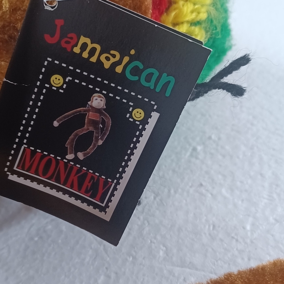 Rasta Monkey Jamaican Dreadlock Reggae Plush 15” No Problem Jamaica. Excellent f - Picture 6 of 11